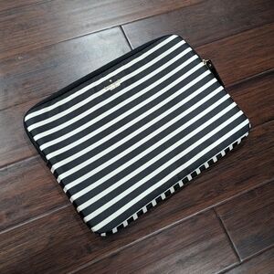 Kate Spade striped iPad or laptop sleeve